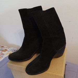 Black Suede Cole Haan Ankle Boots - size 6
